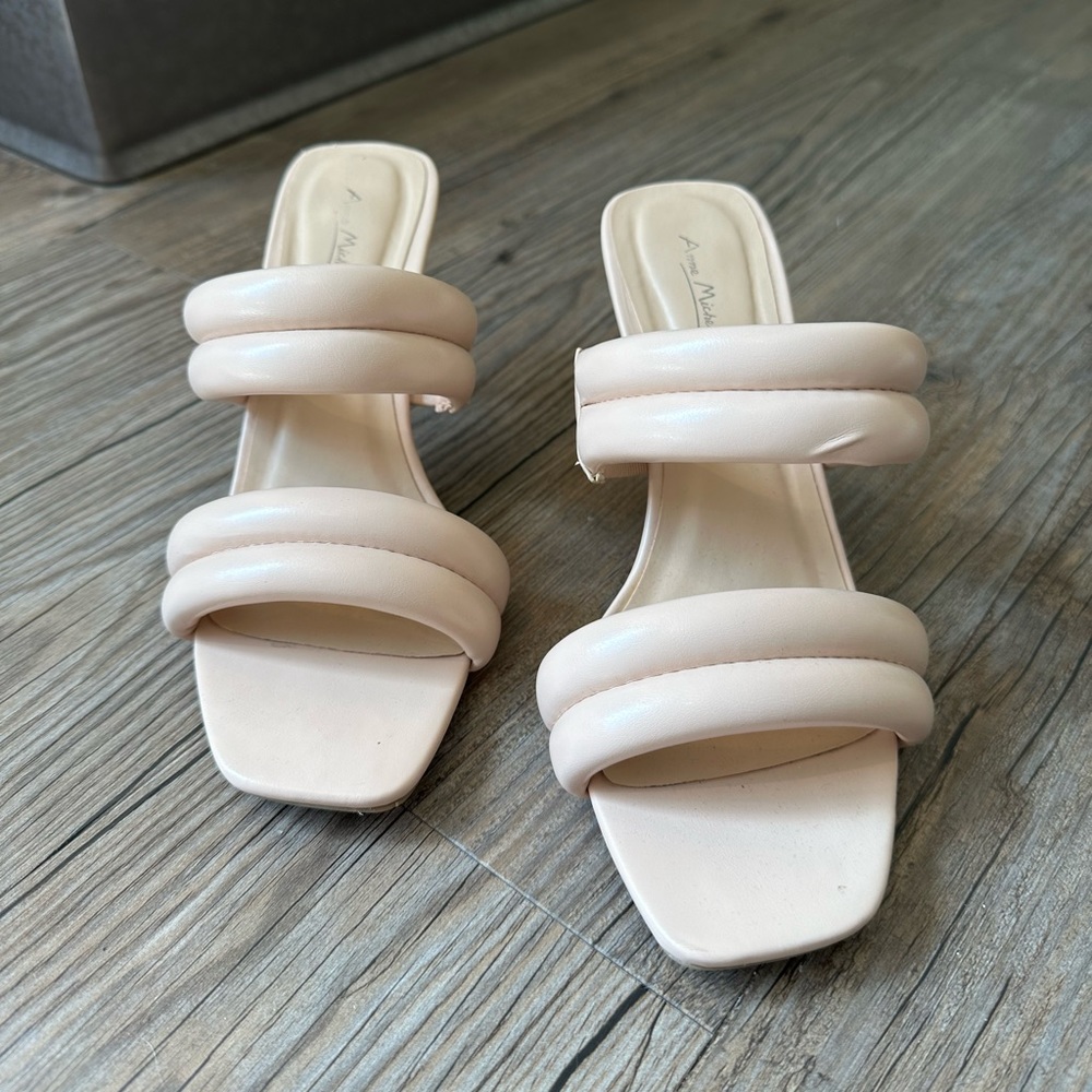 Nude Bubble Heels